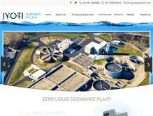 Tablet Screenshot of jyotihydrotech.com
